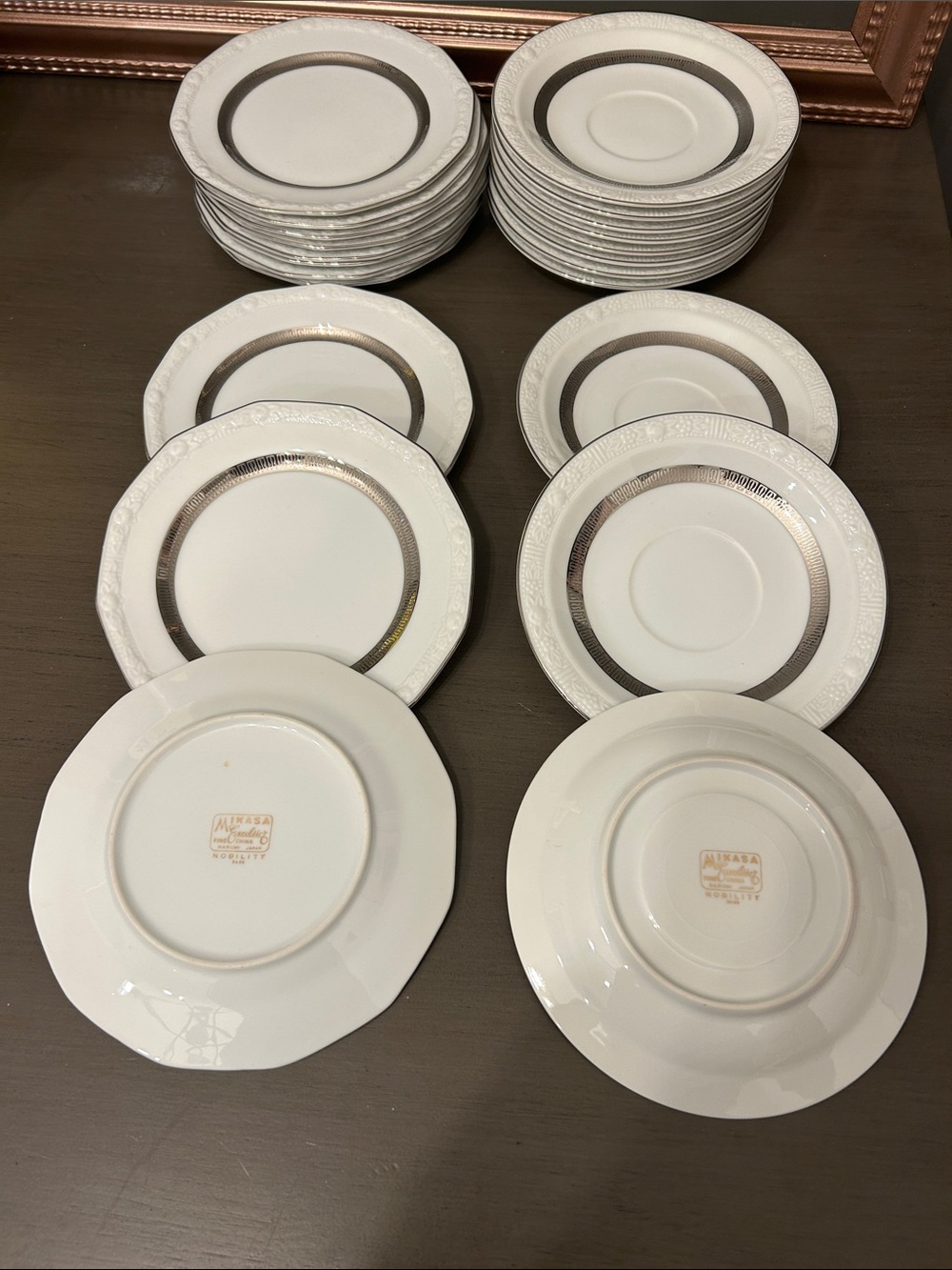 Mikasa Excelsior Narumi Sonata Plates #5492 - 2 Sets of 11